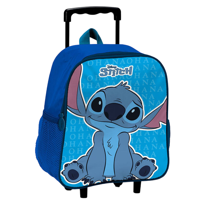 Troler gradinita Stitch, 32x27x11 cm Albastru