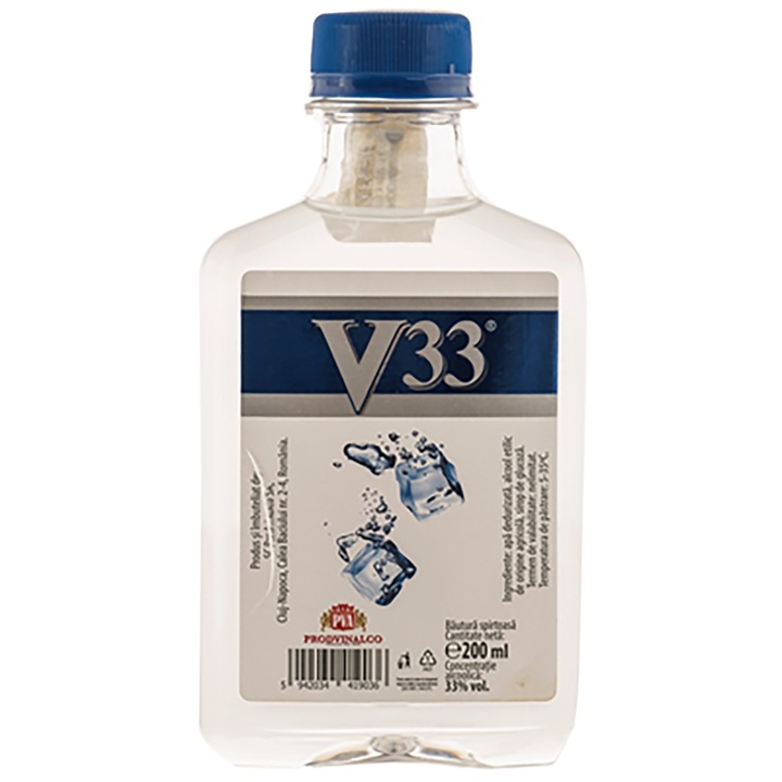 Vodka V33, Prodvinalco, 33%, 6 x 200 ml