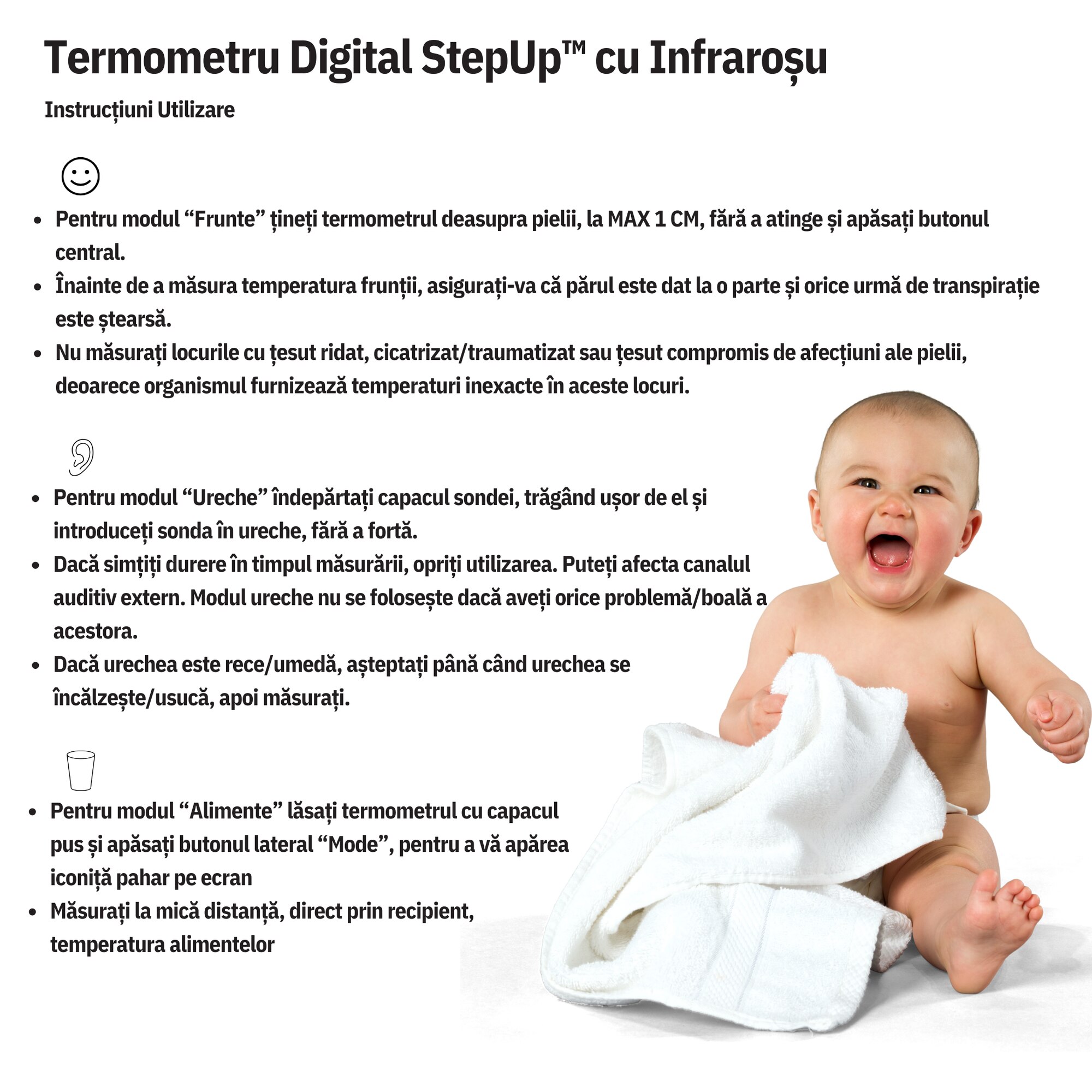 Termometru StepUp accesorii incluse