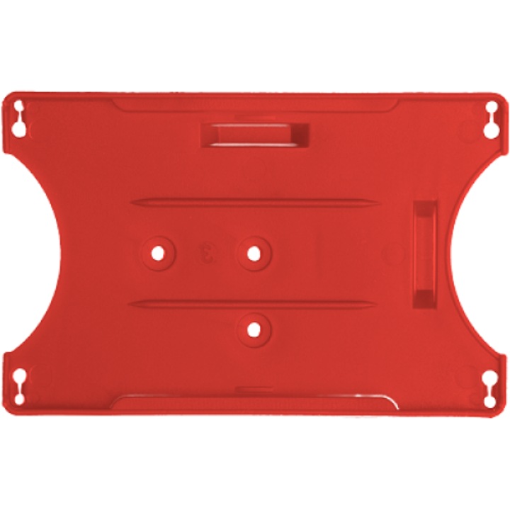 Set 10 suport ecuson rigid orientare orizontal si vertical, rosu