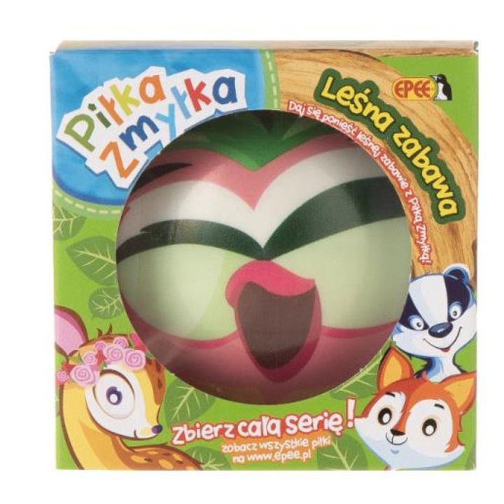 Játék labda bagoly, sokszínű, 095234, gyerekeknek, mozgásfejlesztés