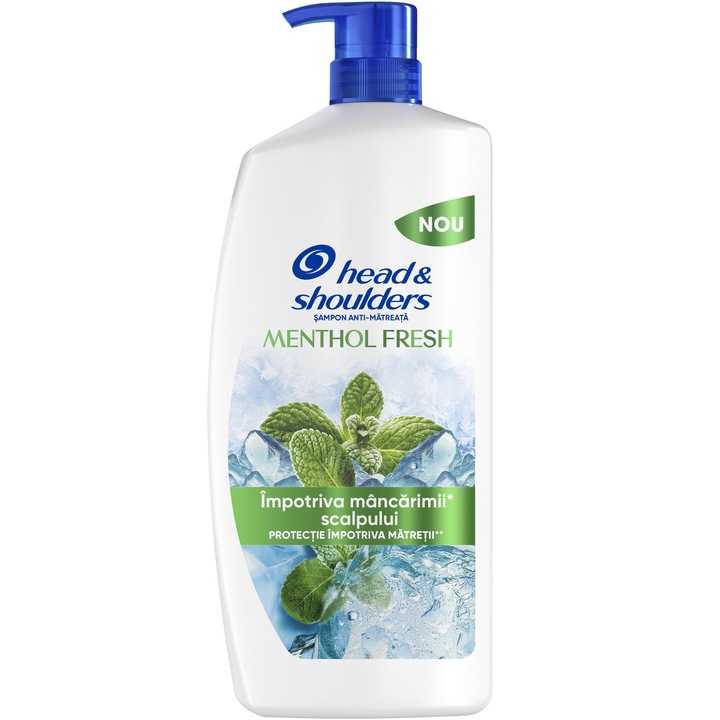 Sampon anti-matreata Head & Shoulders Menthol Fresh pentru orice tip de par, 800 ml