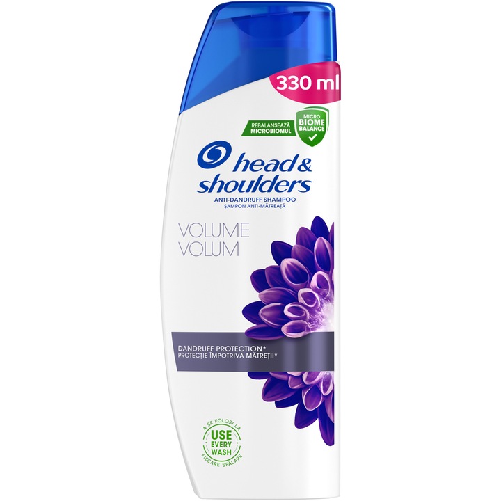 Sampon anti-matreata Head & Shoulders Volume Boost pentru volum, 330 ml