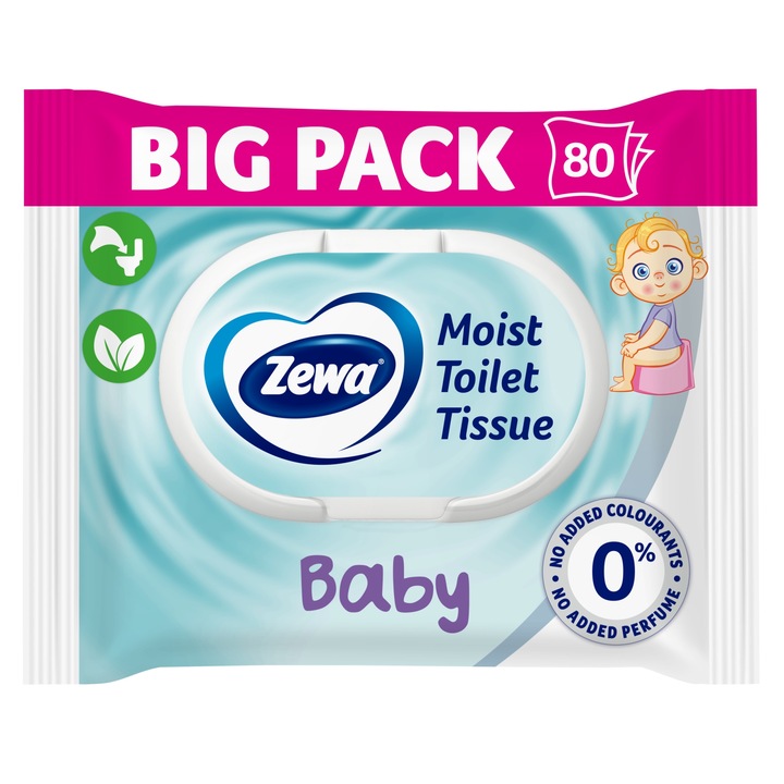 Servetele umede, Zewa 80 buc