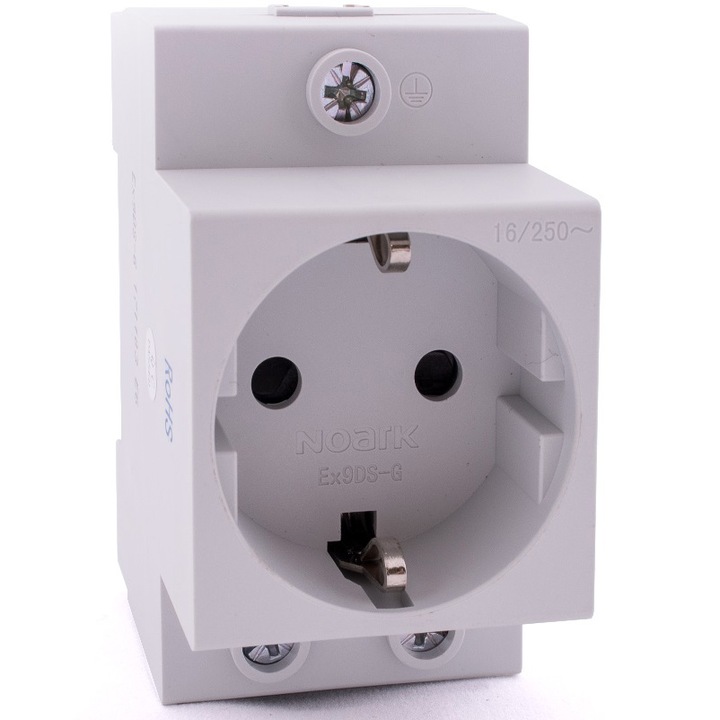 Priza tablou tip schuko modulara pe sina din Noark 106195