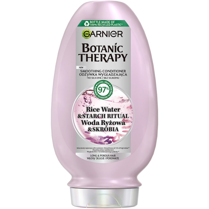 Balsam Garnier Botanic Therapy Rice Water pentru parul lung, 200 ml