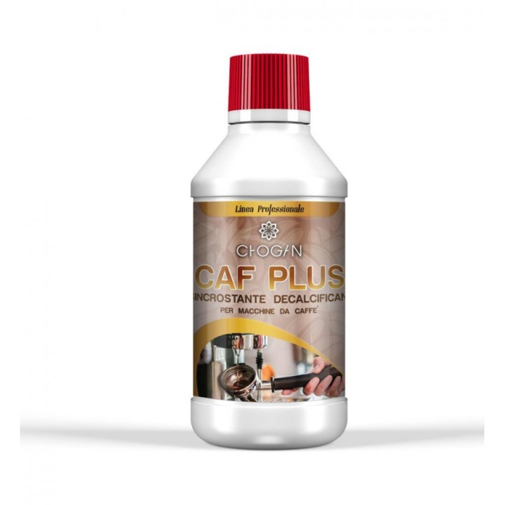 Decalcificator profesional pentru aparate de cafea, detartrant, CAF PLUS, Chogan, 375 ml