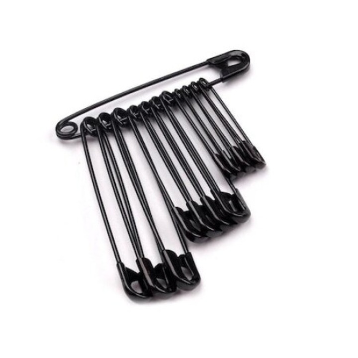 Set ace de siguranta, otel calit, negru, dimensiuni 28x40x50 mm