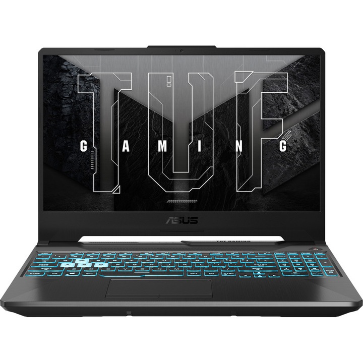 Gaming laptop ASUS TUF A15 FA506NC AMD Ryzen™ 5 7535HS processzor 16M gyorsítótár, akár 4,55 GHz 15,6" FHD 144Hz, 16GB, 512GB SSD, nVidia GeForce RTX 3050 @4GB, fekete