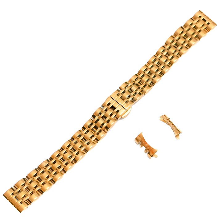 Bratara 7 randuri aurie capat drept si curbatsadsadsadsad