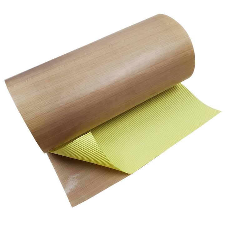 Teflon szalagfólia, 0,25 mm, ragasztógéphez, vákuum, hőpréselés, 1000mm x 1000mm