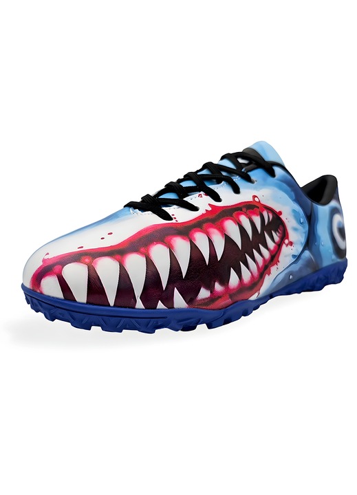 Ghete de fotbal MBrands 7.1 Shark pentru teren sintetic , albastru