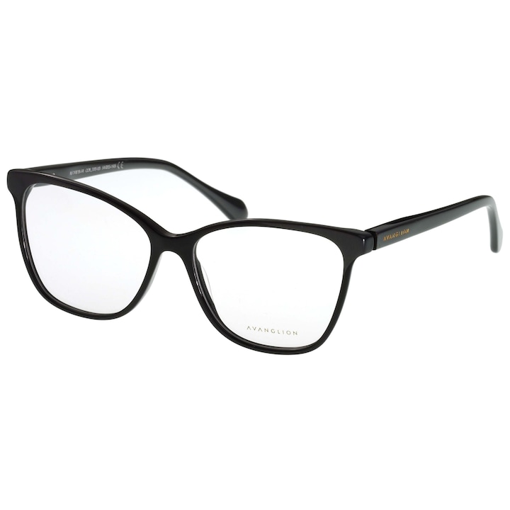 Дамски рамки за очила Avanglion AVO6120-54-300-13, черни, котешко око, 54 mm