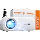 Mini videoprojektor Bluetooth 5.2, Full HD 1080P, 12000 lumen, 250 hüvelykes képernyő, zoom funkció, állítható állvány, HDMI csatlakozók, USB 2.0, AV, Jack 3,5 mm, házimozi kompatibilis iOS okostelefonnal és Android