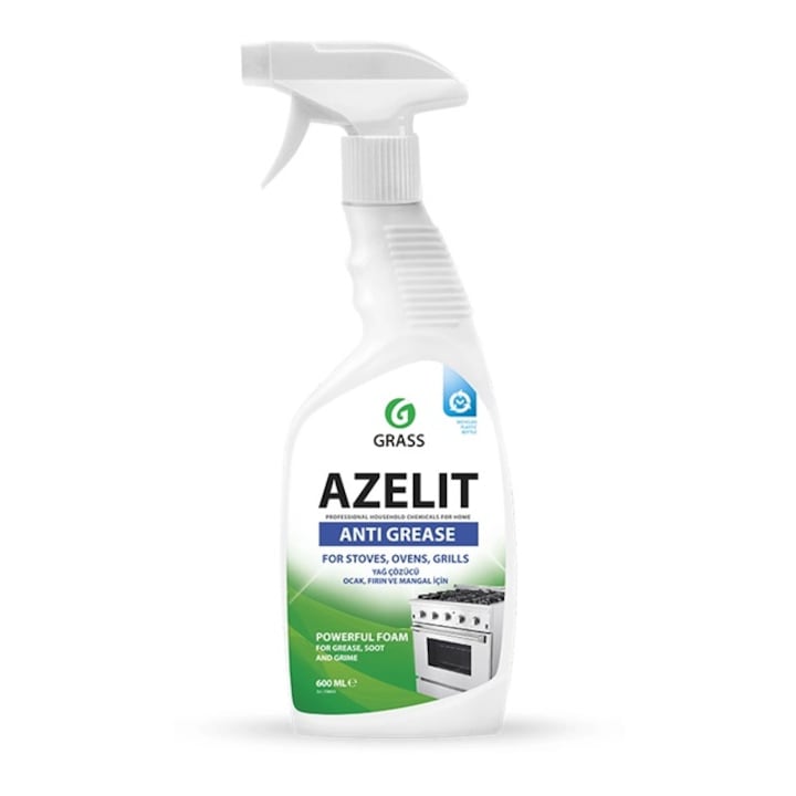 Solutie pentru indepartarea grasimilor din bucatarie GRASS Azelit 600 ml
