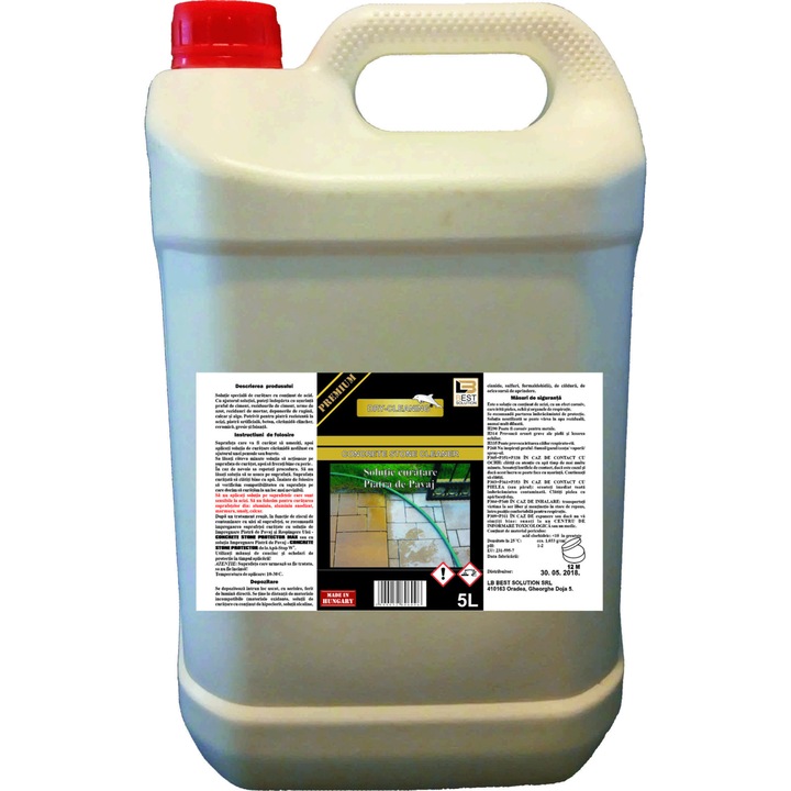 Lichid de curatare a pietrelor, Concrete Stone Cleaner Premium, 5 l