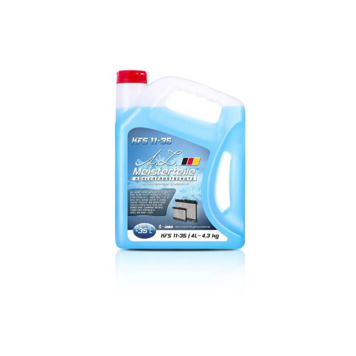 Antigel diluat albastru AZ Meisterteile KFS 11-35 4L