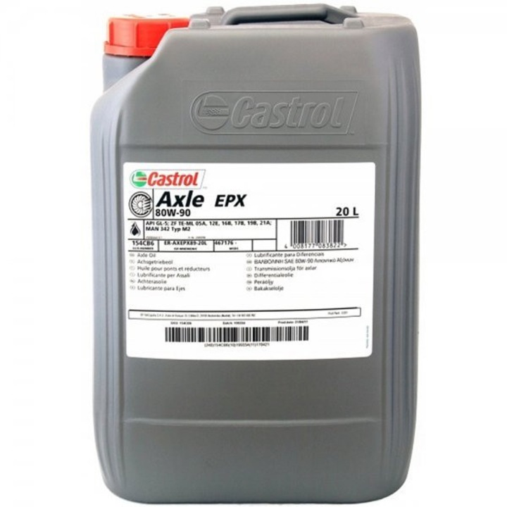 Kézi sebességváltó olaj CASTROL Transmax Axle EPX 80W90 20L