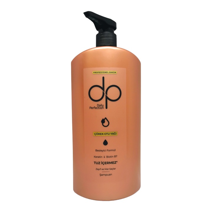 Шампоан за коса Професионален DP, За слаба и матова коса, Черен кимион, 800мл