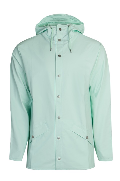 Rains vízálló kabát női és férfi zöld poliészter, XL INTL