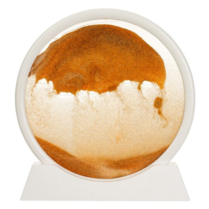 Clepsidra Decorativa 3D, Nisip Rosu, 17.5cm