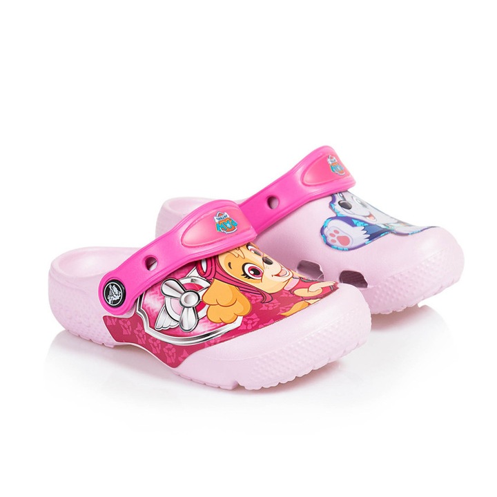 Papuci copii Croslite, Plastic, Roz, 34/35 EU