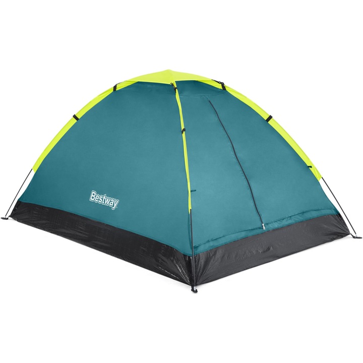 Палатка за къмпинг Bestway Pavillo Cool Dome 68084, 2 човека, 145x205x100 см, Син/Жълт