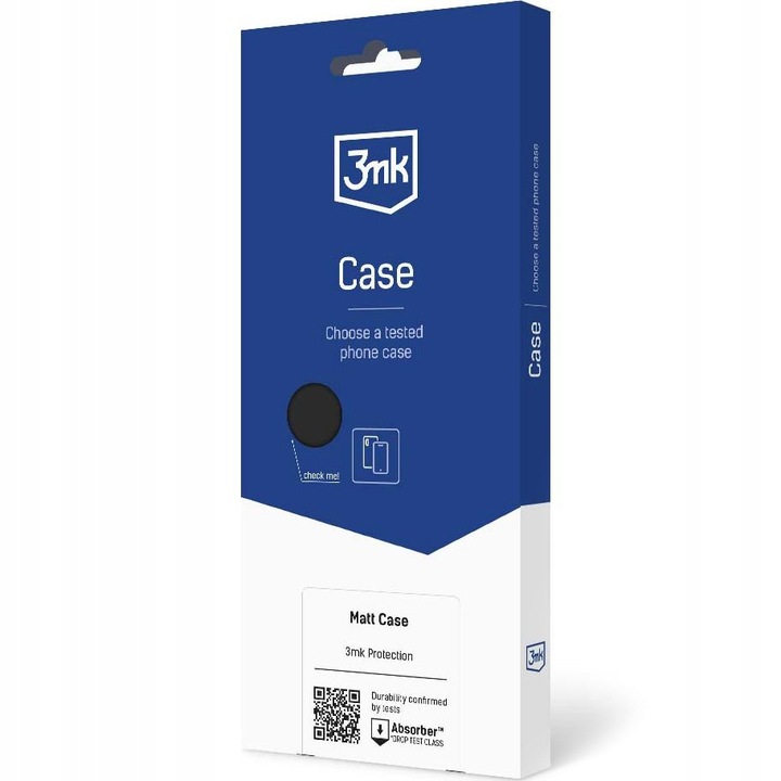 Капак за телефон, 3MK, Matt Case, съвместим с Redmi Note 13 Pro Plus 5G, черен