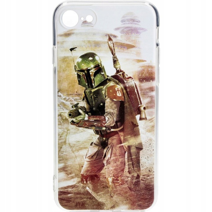Husa telefon, ERT, Group Disney, Boba Fett, compatibila cu iPhone SE 2022 / SE 2020, 8/7, multicolor