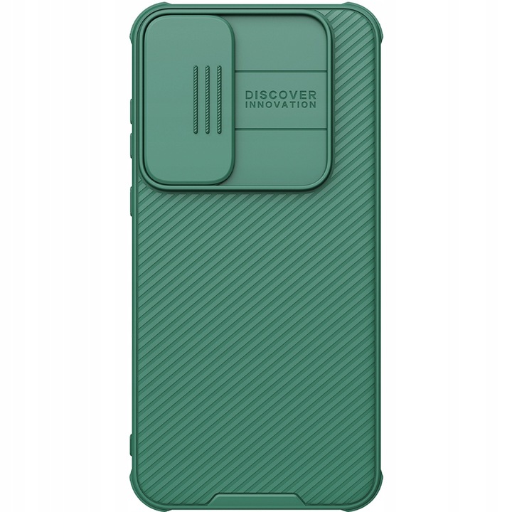 Husa telefon, Nillkin, CamShield Pro, compatibila cu Galaxy A55 5G, verde