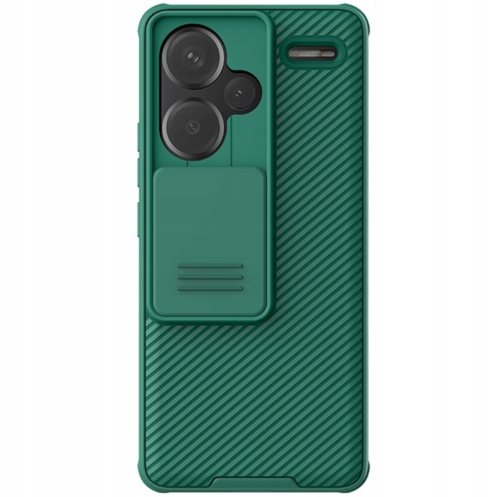 Tok, Nillkin CamShield Pro kompatibilis Xiaomi Redmi Note 13 Pro Plus 5G, Sötétzöld