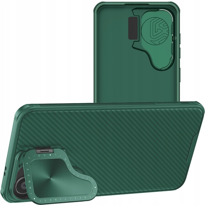 Калъф за телефон, Nillkin, CamShield Prop, съвместим с Galaxy S24, зелен