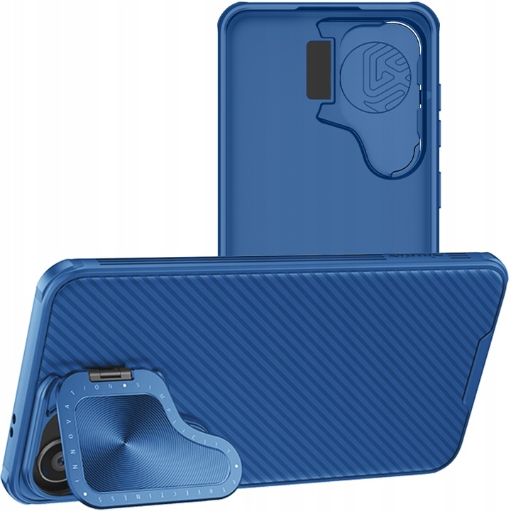 Калъф за телефон, Nillkin, CamShield Prop, съвместим с Galaxy S24 Plus, син