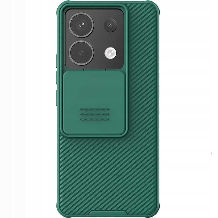 Калъф за телефон, Nillkin, CamShield Pro, съвместим с Xiaomi Redmi Note 13 Pro 5G/Poco X6, зелен
