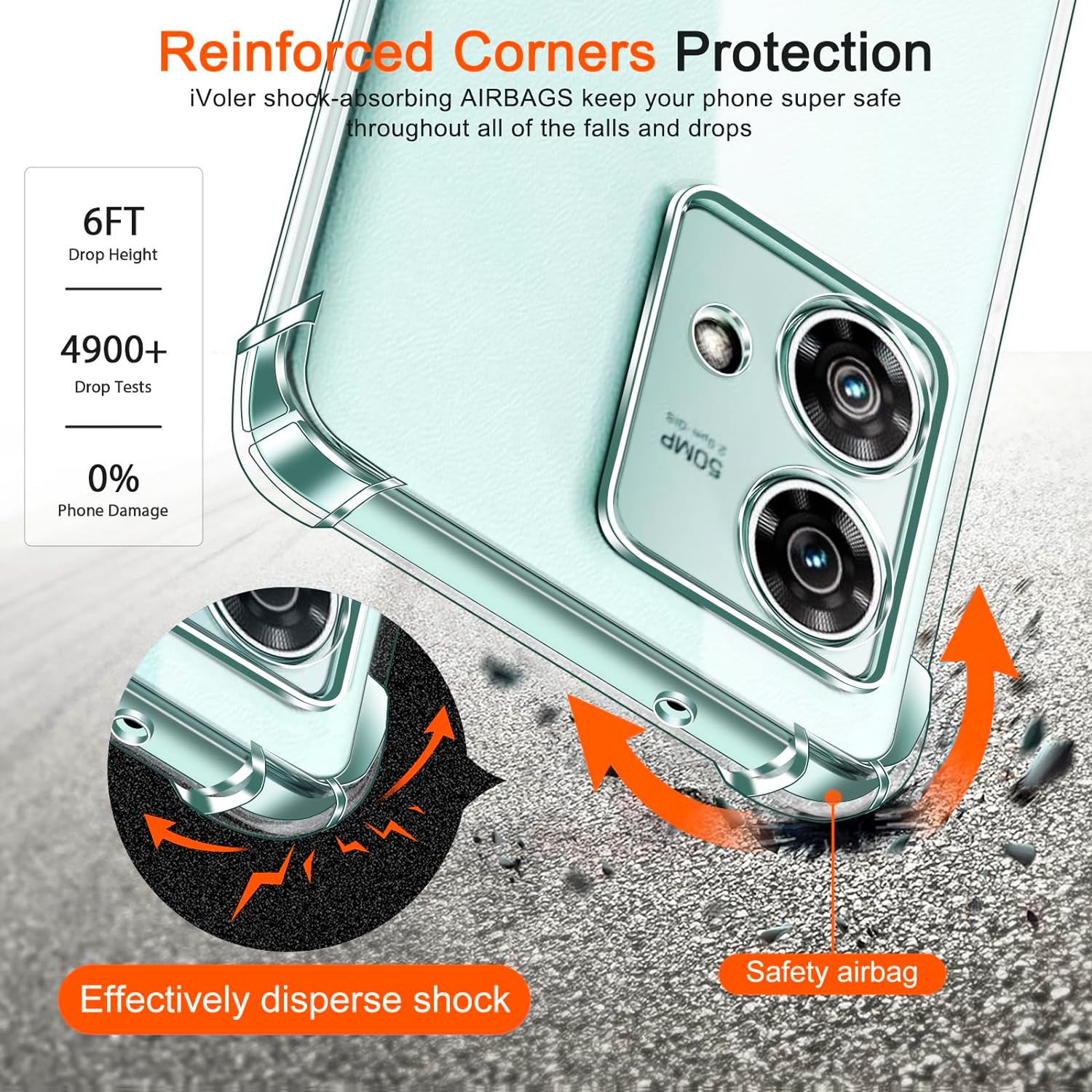Husa protectie Mat-Tech compatibila cu Motorola Edge 40 Neo, Protectie Camera, Colturi anti-soc, Decupaje Precise, Rezistenta la impact, Margini ridicate pentru protectia ecranului, Transparenta