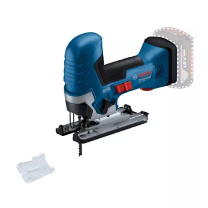 Акумулаторен вертикален трион BOSCH GST 185-LI, 3500 cpm, 18 V, ъгъл на наклон 45 градуса, без батерия, без зарядно