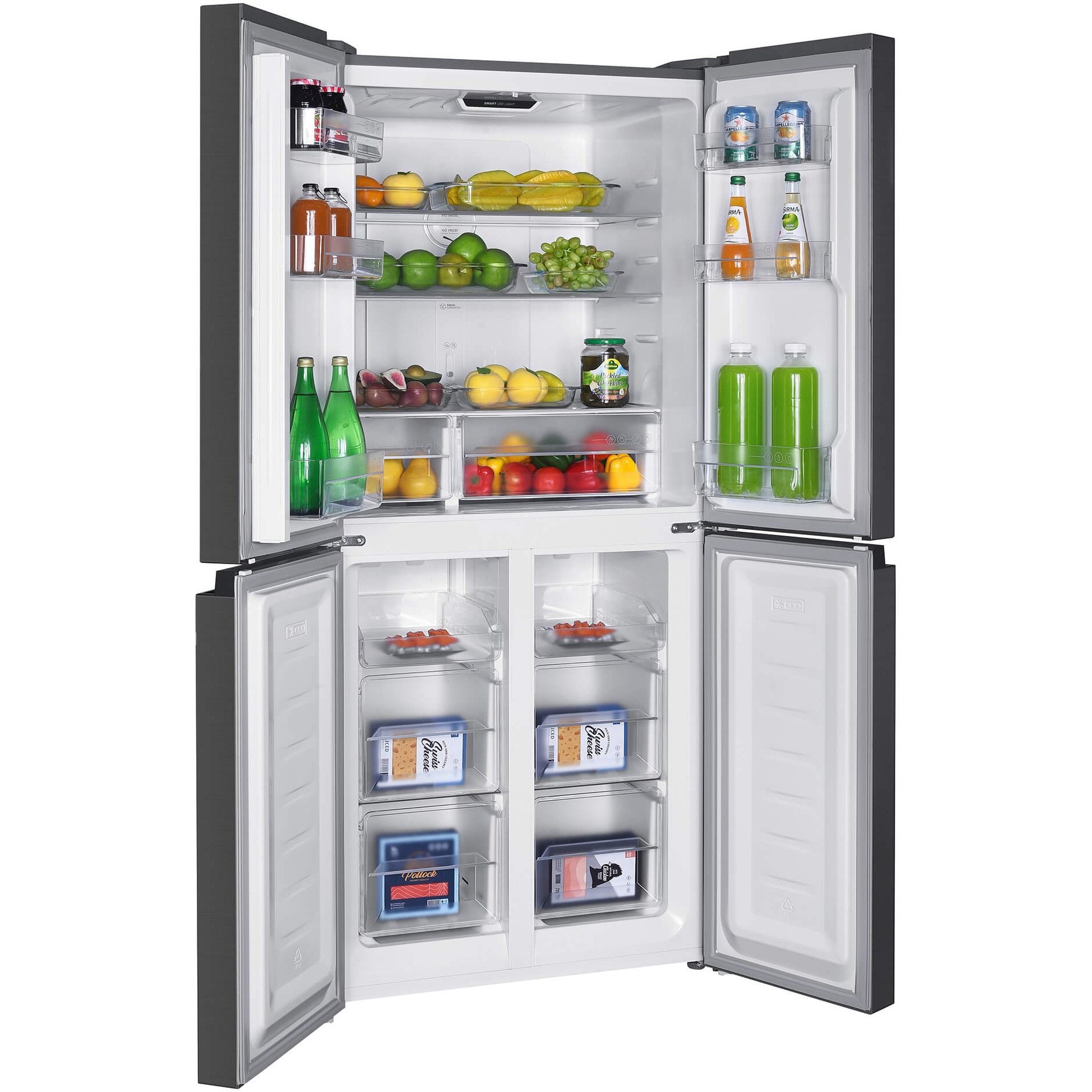 Side by side Arctic AMD421E4NMT, 421 l, Clasa E, Full No Frost
