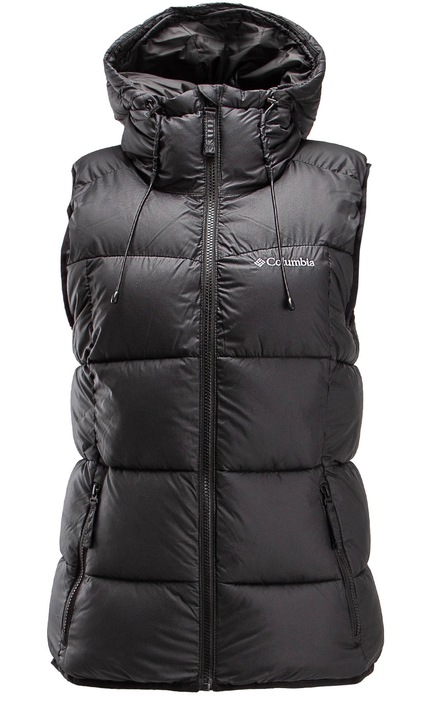 Férfi mellény, Columbia, poliészter, fekete, XS INTL