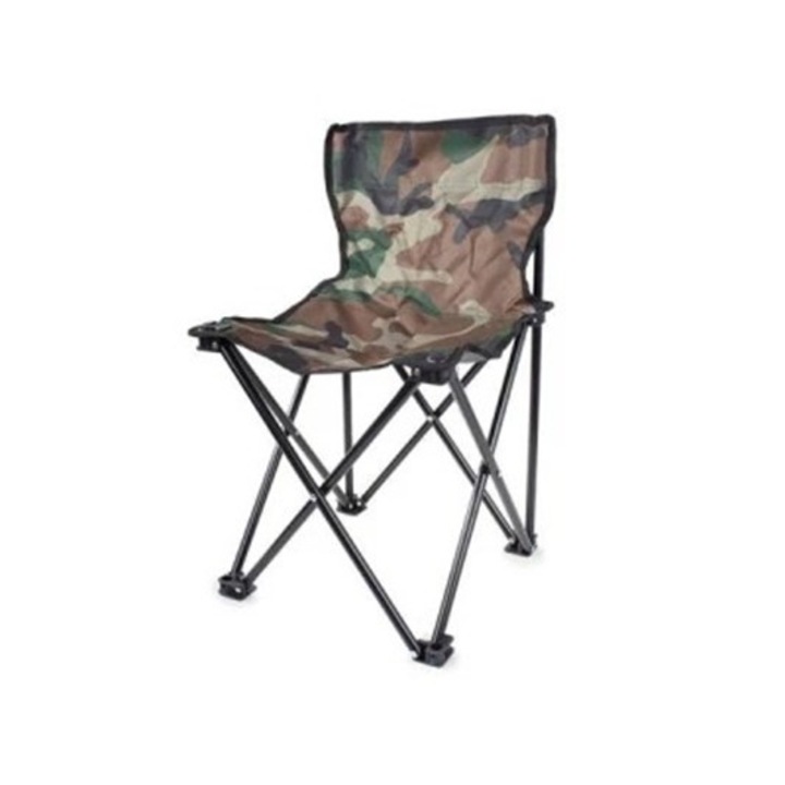 Мини сгъваем стол за риболов, камуфлаж, размери 35x34x58 см, Dactylion