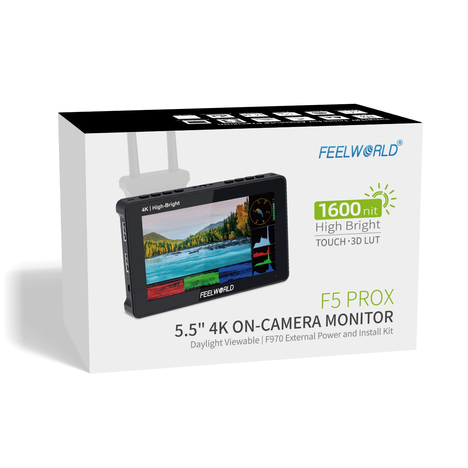 Monitor FeelWorld F5 Pro X 5.5″ high-rrightness HDMI Touchscreen