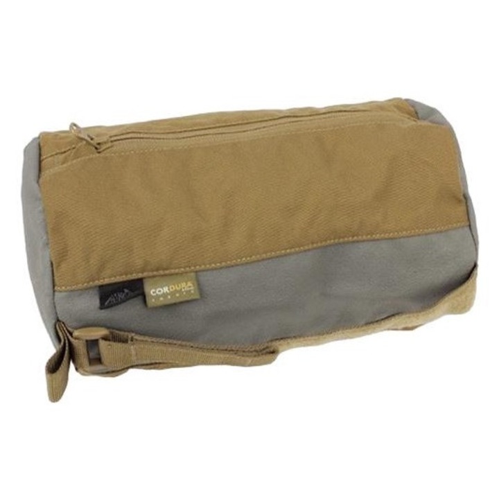 Geanta pentru tir sportiv Accuracy Shooting, Helikon-Tex, Cordura, 160 x 250 x 90 mm, Gri / Maro