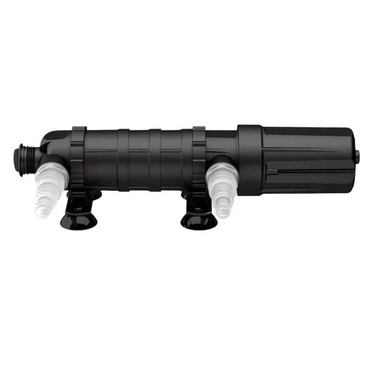 UV стерилизационна лампа за аквариуми 200-400L, Aquael, 800 l/h, 7 W, 39.5 x 17.2 x 8.3 cm, черна