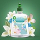 Rezerva odorizant de camera spray automat fara aerosoli Air Wick, Briza de primavara si Vanilie, 228ml