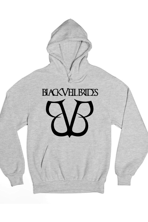 Pulover de damă cu logo Black Veil Brides, Gri