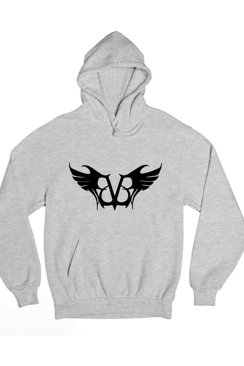 Pulover de dama cu logo - Black Veil Brides, Gri