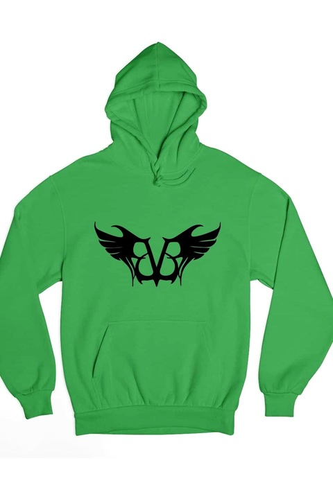 Pulover de dama cu logo - Black Veil Brides, Verde