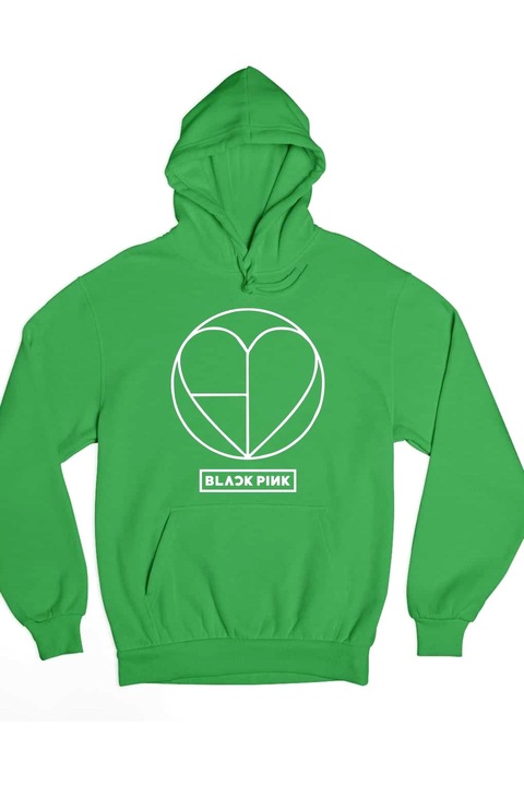 Pulover pentru bărbați Blackpink Heart, Verde