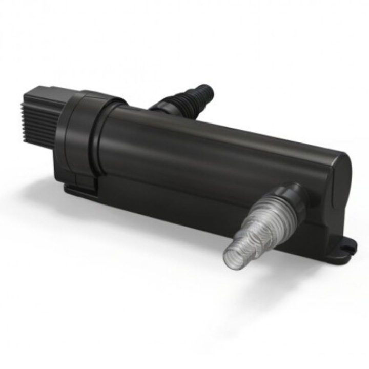 Sterilizator UV-C PondoTronic pentru iazuri, Pontec, 7W, 7000l, 33x12x10cm, Negru