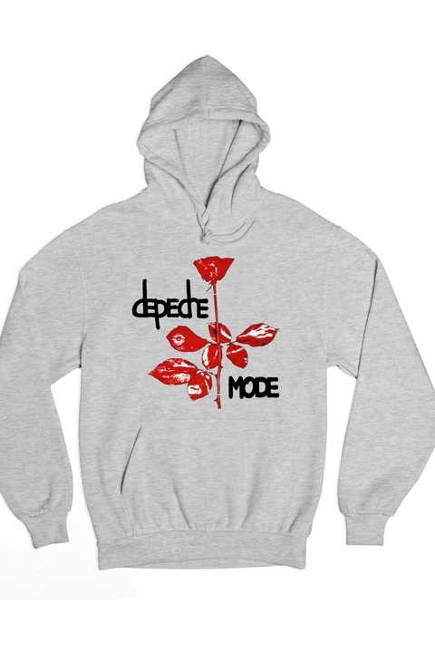 Pulover de dama Depeche Mode trandafir negru, Gri