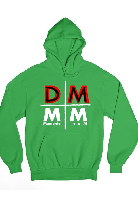 Hanorac de damă cu logo Depeche Mode Memento Mori, Verde